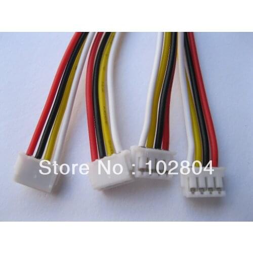 50 pcs 1.5mm 4 Pin Female Polarized Connector with 28AWG 5.9inch 150mm Leads