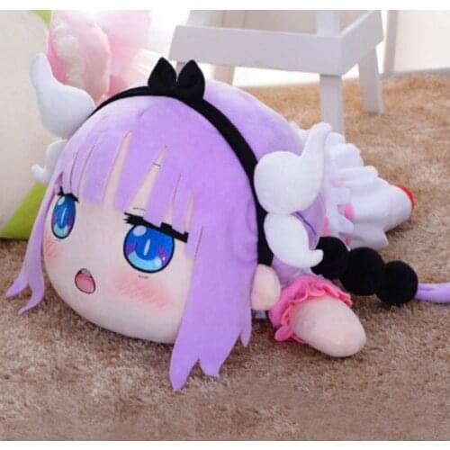 Miss Kobayashis Dragon Maid Kanna Kamui Cosplay Mascot Toy 54cm Big Stuffed & Plush Cartoon Doll