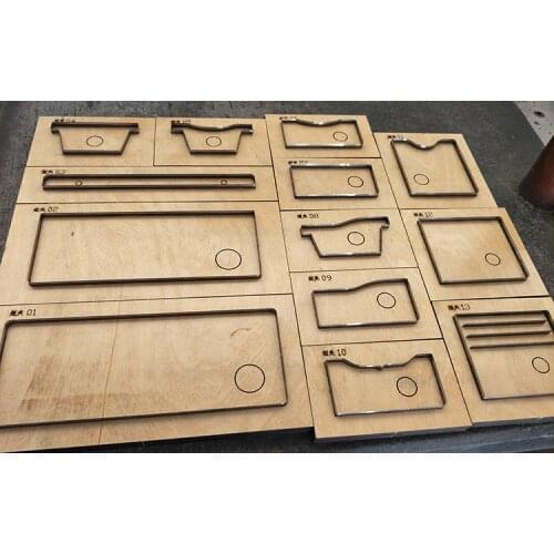 Japan Steel Blade Leather Knife Mold Multifunctional Wallet Hollow Punch Knife Mould Template Leather Tool Cutting Wood Dies