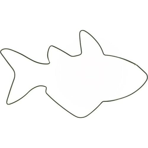 APRICOT 1pcs Fish Shape Cookie Cutter Mold Stainless Steel Pastry Biscuit Fondant Cake Baking Mold Cake Decorating Tools