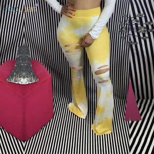 HAOYUAN Women's Flared Trousers