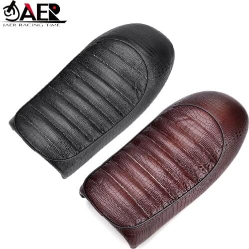 JAER Motorcycle Retro Vintage Cafe Racer Hump Seat Saddle Scramble Flat Pan for CB CL Series CL100 CL125S CL200 CB500 CB550