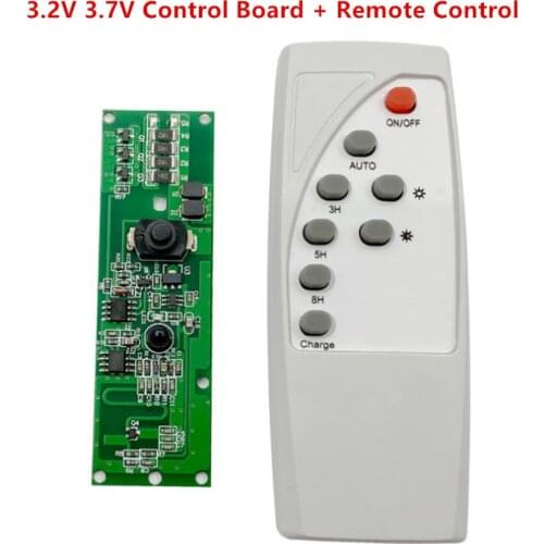 3.2V 3.7V 7.4V Microwave Radar Human Body Sensor Module Solar Wall light circuit Induction control board with remote control