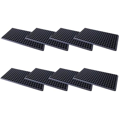 8Pcs 200 Cell Plastic Seed Starter Planter Vegetable Planting Trays Flower Seedling Tray Seedling Box Vegetable Planter
