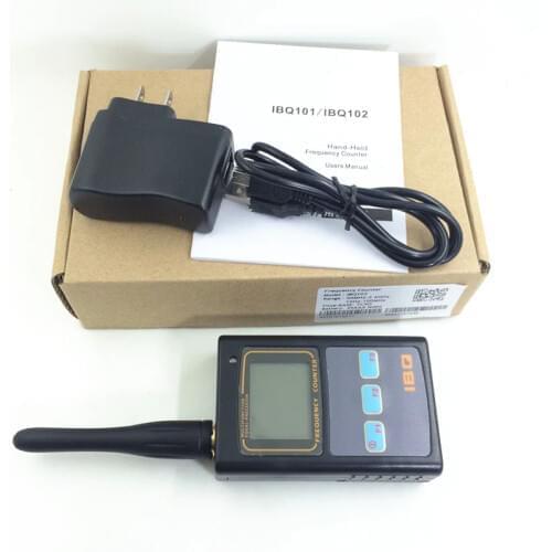 Portable Frequency Meter Tester IBQ102 Upgraded Two Way Radio Frequency Counter Wide Test Range 10MHz-2600MHz Sensitive