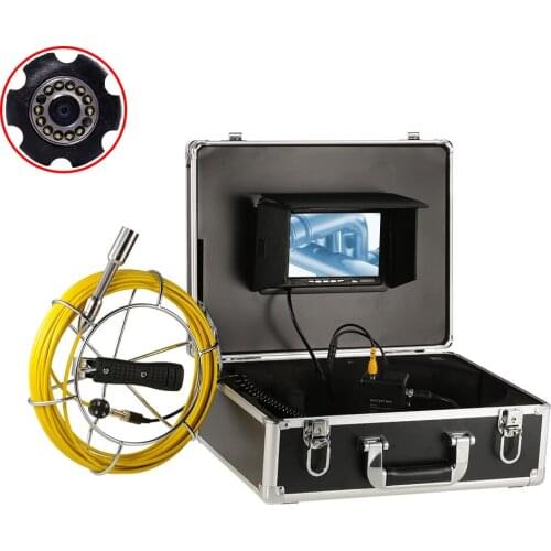 Manufacturers Supply 20M Industrial Endoscope Underwater Video Pipe Inspection Camera System With 7 inch Monitor 23mm Camera