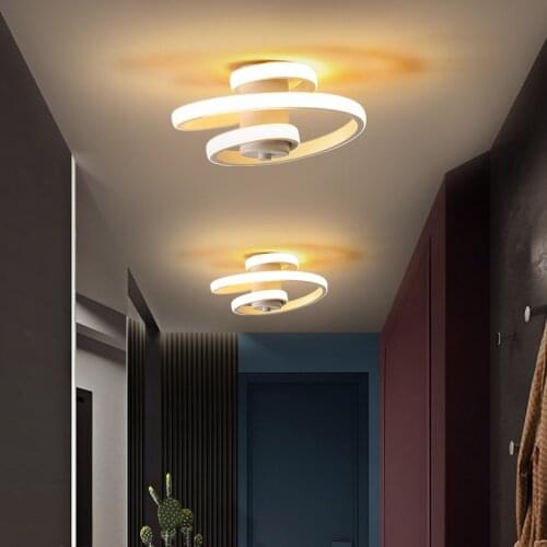 Modern Led Ceiling Light Nordic Lighting Fixture Front Porch Living Bedroom Kitchen AC90-260V Indoor Decor Corridor Aisle Lamp