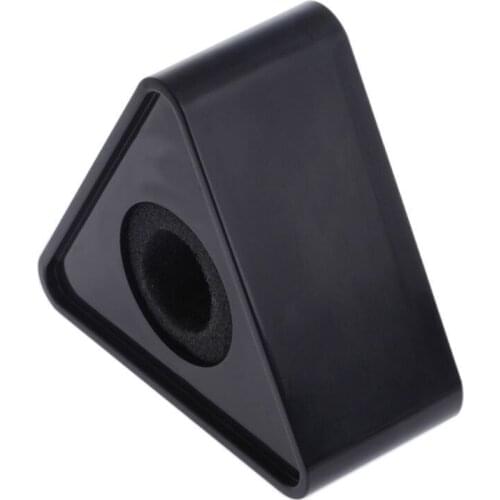 Black Hole Triangular Mic Microphone TV Interview Logo Flag Station DIY