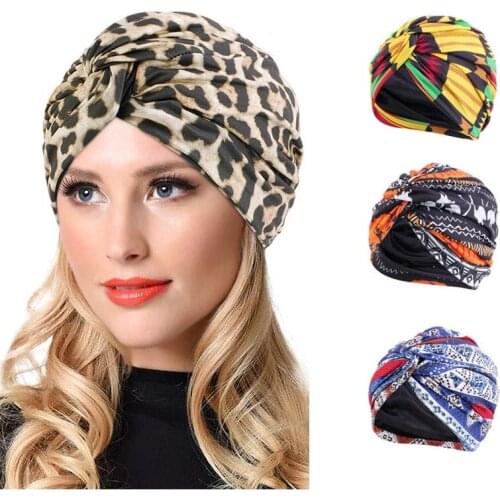 Muslim Women Hijab Satin Linned Twist Double Layer Stretch Turban Indian Cap Turbante Mujer Headscarf Hat Femme Muslim Headwrap