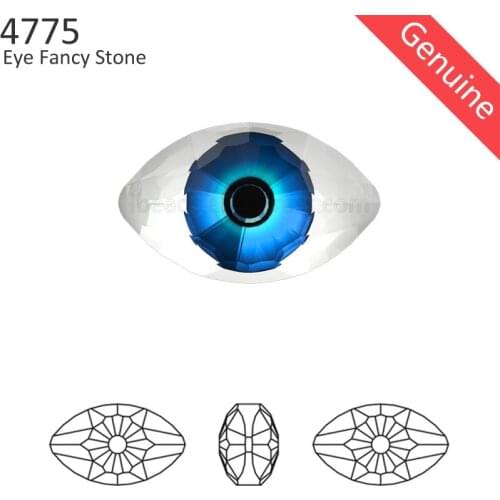 1 piece) 100% Original Crystal from Swarovski 4775 Eye Fancy Stone made in Austria loose beads rhinestone DIY jewelry making
