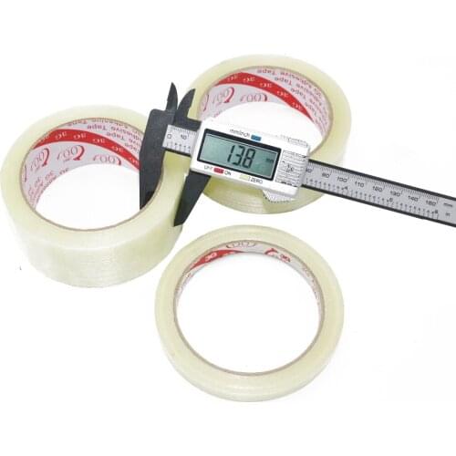 1pcs 25M Adhesive Fiberglass Tape, Strip Fiber Tape for Packing, Fiber tape 0.5Cm 1cm 2cm 3cm 4cm 5cm for choose