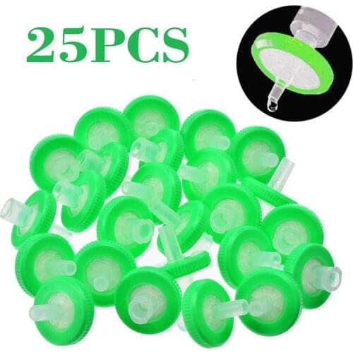 25 Labs Can Be Replaced With Syringe Filters. Small And Reusable White Green Experiment-Specific Detachable Filter Head