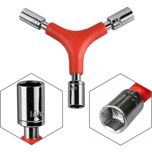3 Way Hex Wrench Y-type Bicycle Inner Hexagon Wrench Outer Hexagon Wrench Mountain Bike Repair Tool High Hardness Repair Tools