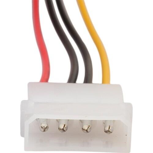 4 Pin IDE Internal Power Extension Cable Connector Male to Female 20CM