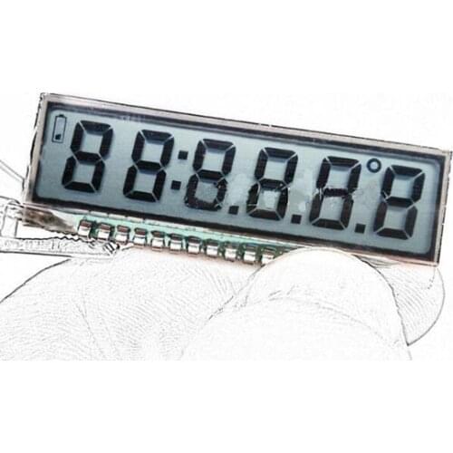 16PIN TN 6-Digit Segment LCD Panel Without Backlight 3.3V