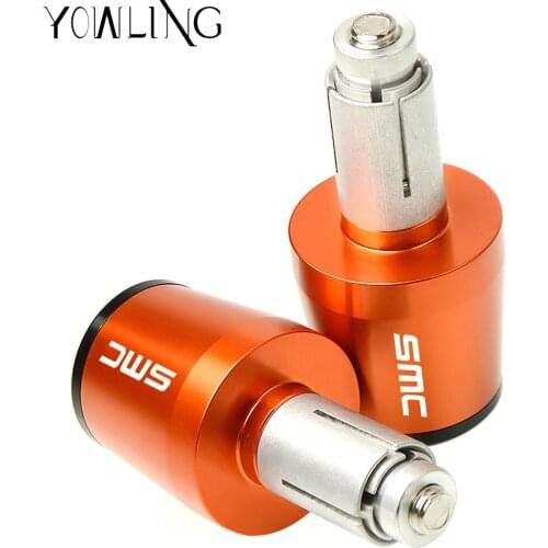 CNC 22MM Handlebar Grips Handle Bar Cap End Plugs For 690 Enduro 690 SMC/SMCR 2008 2009 2010 2011 2012 2013 2014 2015 2016