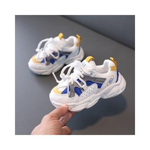 KIDS Baby Boys Sports Shoes Baby Girl Fashion Sneakers 1-6 Years Kids Soft Sole Breathable Running Shoes Size21-30 toddler shoes