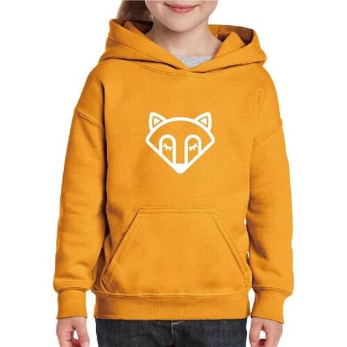 Fox Childrens Sweatshirt Hoody Kids Jumper Spring Sweatshirts Gift for Kids Cute Fleece Thick Jacket Top