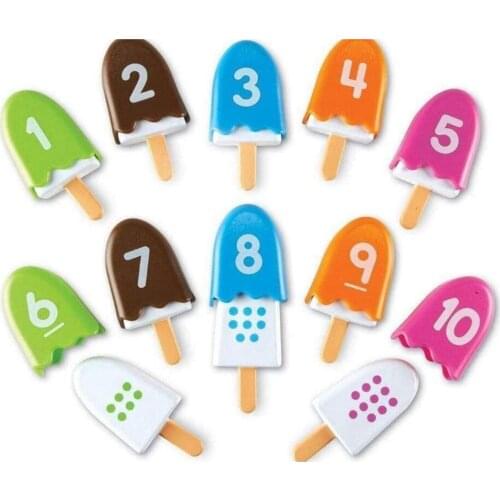 Number Matching Toys Learning Number Fine Motor Toys Set of 10 Colorful
