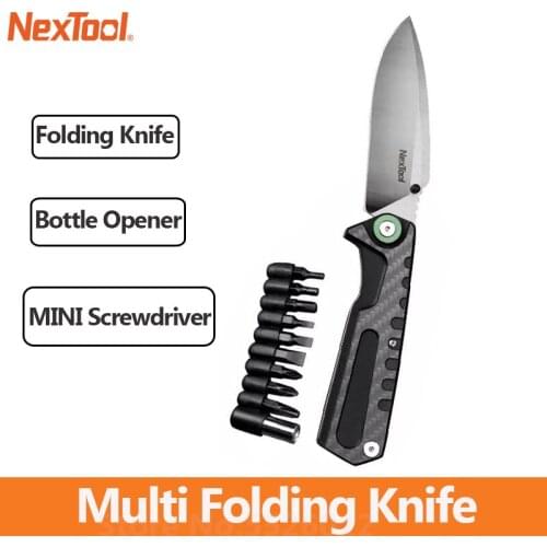 NexTool Multifunctional Folding Knife mini Screwdriver Bottle Opener Tools with Storage Box Portable Folding Knives
