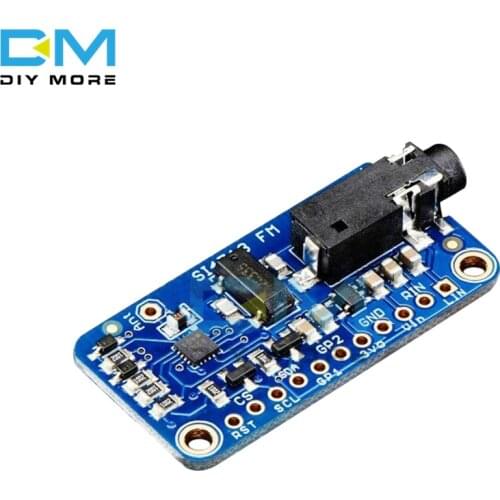 FM Transmitter Module SI4713 Stereo Frequency Modulation DC 3-5V Wireless Audio Transmitter