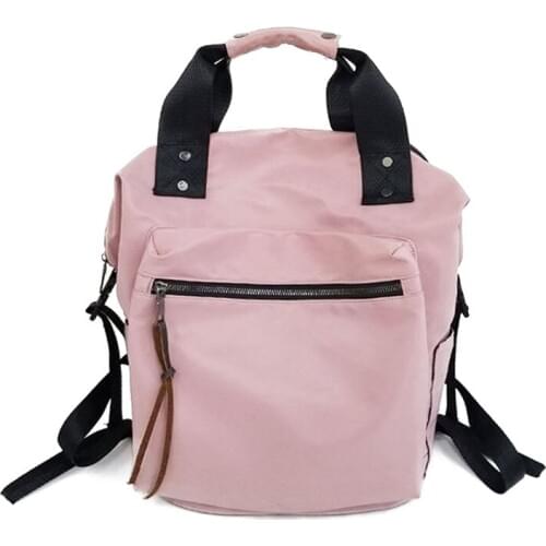 4PCS / LOT Nylon Backpack Women Casual Backpacks Female High Capacity Back To School Bag Teenage Girls Travel Students Backpack