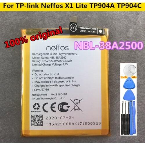NEW Original 2500mAh NBL-38A2500 battery For TP-link Neffos X1 Lite TP904A TP904C Mobile Phone