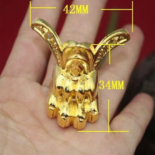 Zinc Alloy Tiger Footing,Decoration Legs,Vintage Wooden Box Beast Feet,Yellow Cabinet Corner,42*34mm,12Pcs