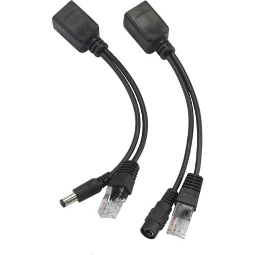Power Over Ethernet Passive PoE Adapter Injector+Splitter Kit PoE Cable Convenience 17Aug28