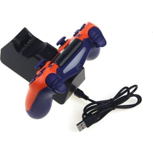 For PS4 charging stand Charging Station Base for Playstation Dualshock 4 Controller Dual Charger Port