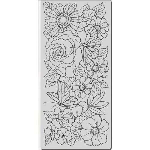 Background clear stamp /Seal for DIY scrapbooking/photo album Decorative clear stamp sheets A0793