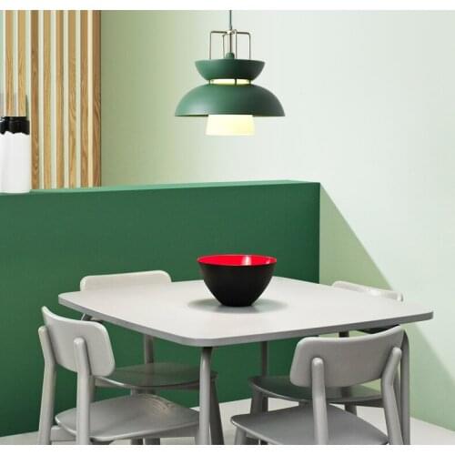 Modern Nordic AMBIT Pendant Lights Denmark Colored Macaron Aluminum LED pendant lamp Kitchen Restaurant Light Ceiling Fixtures