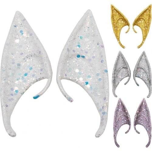 Mysterious Angel Elf Ears Latex Ears for Fairy Cosplay Costume Accessories Halloween Decoration Photo Props Adult Kids Toys