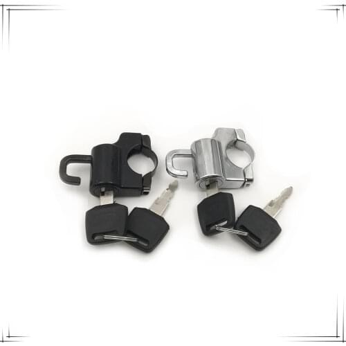 Anti-theft Helmet Lock Security 7/8'' 22mm Handlebar For Honda Yamaha Kawasaki Suzuki KTM Victory Motorcycle dIrt bike