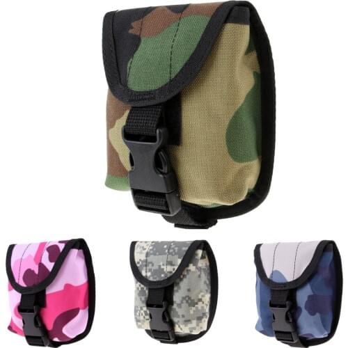 1 Pcs Scuba Diving Weight Pocket 100D Nylon Quick Release Buckle Strap Holder Technical Camo Pouch Underwater Gear Accessories