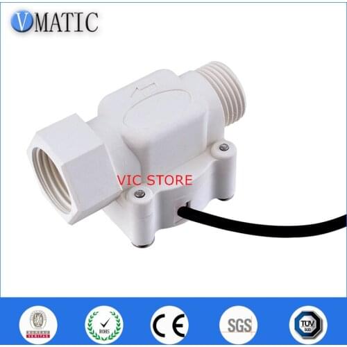 High Quality 10Pcs VC668-B White Color Automatic Plastic Magnetic Oil Signal Electronic Water Flow Switch Sensor