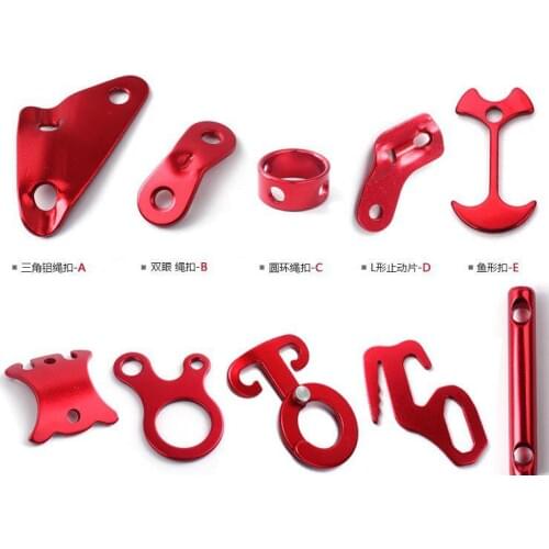 10PCS Paracord Buckle Mini Generic Aluminum Clothesline Buckle Clip On For Outdoor Camping Tent Shelter Shade Rope Adjuster