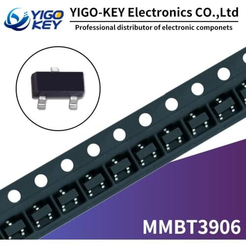 100PCS MMBT3906 SOT-23 2A 3906 2N3906 200mA 40V MMBT3906LT1G SOT PNP SMD Triod Transistor New and Original