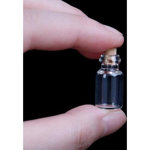 4Pcs 1:12 Scale DIY Parts glass Transparent minature empty glass bottle Dollhouse Craft Home Decoration simulation Glass Model