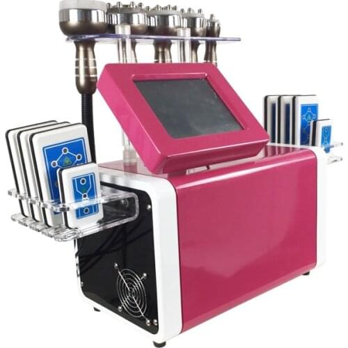 40K Cavitation Radio Frequency Vacuum Lipolaser Slimming Equipment Skin Tighten Cellulite Removal Weight Loss Salon Beauty