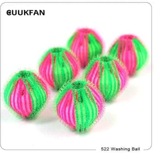 6PCS Floating Lint Hair Catcher Laundry Ball Plastic Dryer Balls Cleaning Products Nylon Tape Laundry Hair Removal