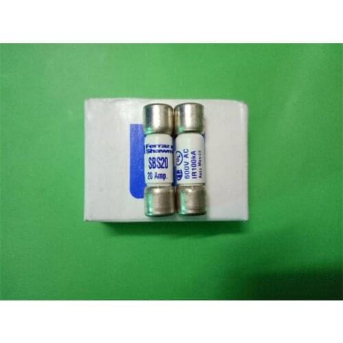 Free shipping 5pcs SBS 20 Ferraz Shawmut French Roland fuses 10X35MM 20A 600V new genuine