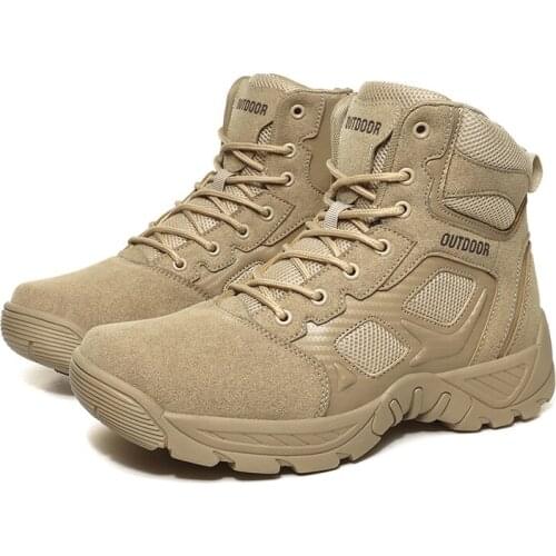 Waterproof Hiking Shoes Men Outdoor Tactical Boots Winter Warm Antiskid Botas Man Sneakers Climbing Mountain Shoes Hunting Boots