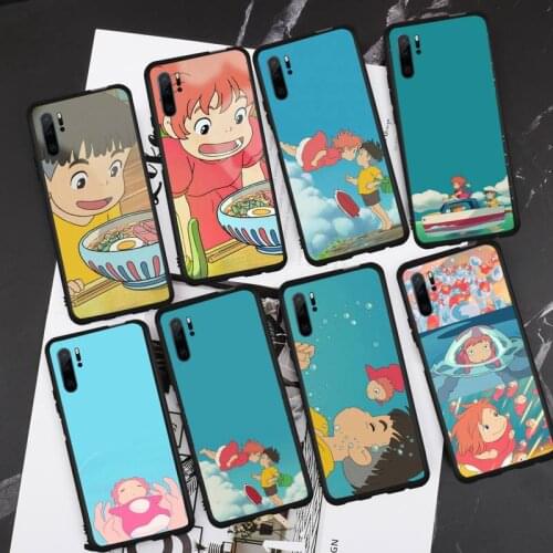 Ponyo on the Cliff Amine cute Phone Case For Huawei P 20 30 40 lite pro smart 2019 honor 10 i lite 8x nova 5t mate 20 pro funda
