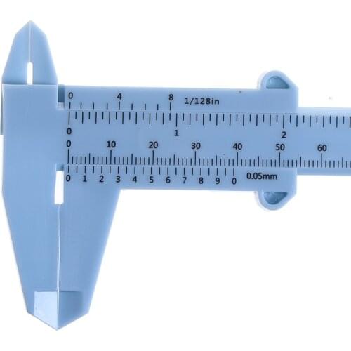 Double Scale Plastic Vernier Caliper Ruler Measuring Student Calipers Size Measuring Tool