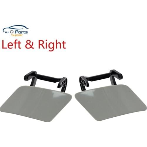 Headlight Front Pair Bumper L&R Washer Cover Cap For Mercedes W221 S Class 2005-2011 2218800505 2218800605