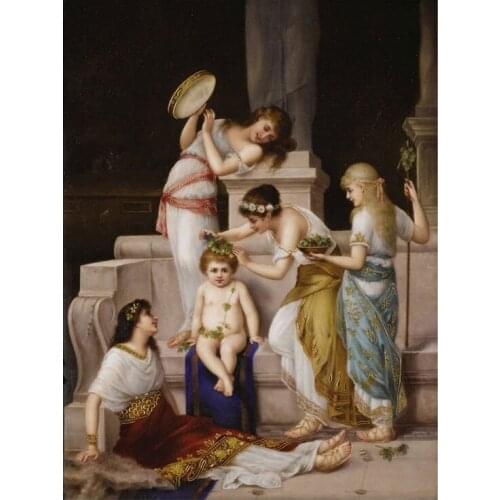 GELANYOUPIN 5D DIY Diamond Painting Angle Embroidery Full Round Diamond Cross Stitch Rhinestone Mosaic Painting Decor