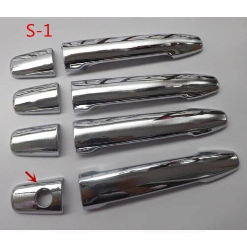 Car Door Handle Cover For Mitsubishi Outlander Lancer 2008 RVR / ASX 2010-2016 ABS Chrome Car Styling Stickers Accessories