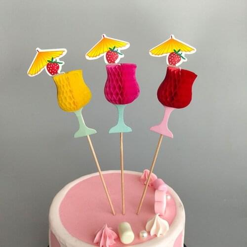 Kitchen Accessories Creative Fruit Sticks Dessert Cocktail Diy Decoration Lovely Party Supplies For Wedding Birthday Carnival