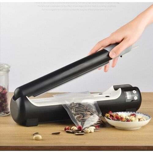 White Dolphin Cricut Machine Food Storage Household Sealing Machine Kitchen Storage Packaging Fit for Various Vacuum Bag